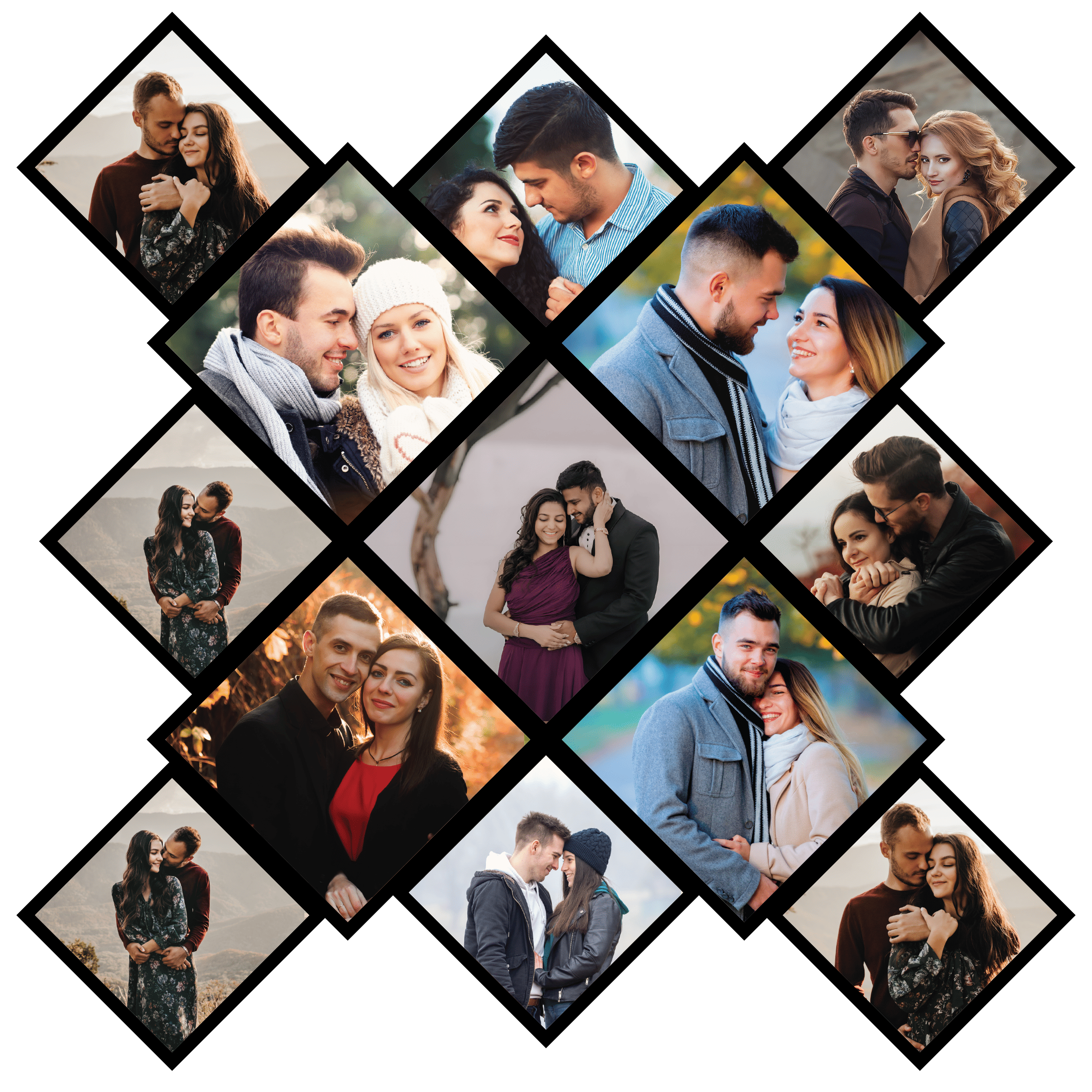 Acrylic Collage Photo Gift